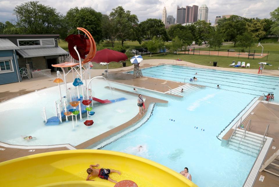 The Dodge pool in Franklinton is one of five Columbus pools that will be open this week, just in time for a heat wave.