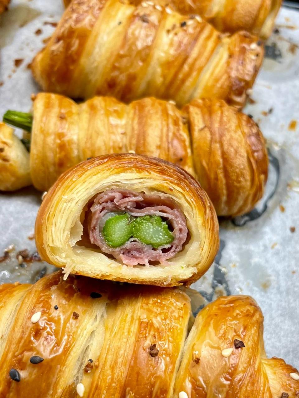 Black Rooster Bakery will serve asparagus-prosciutto croissants at the Fort Worth Food + Wine Festival.