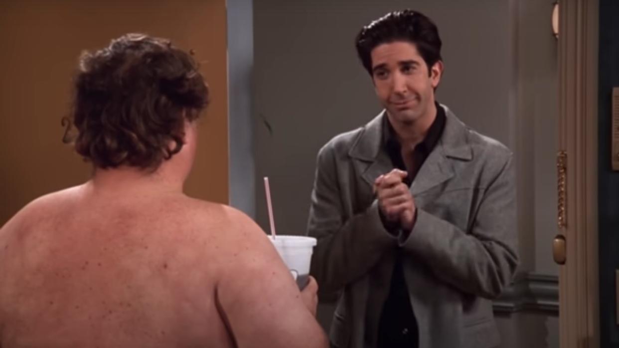  David Schwimmer and Jon Haugen on Friends. 