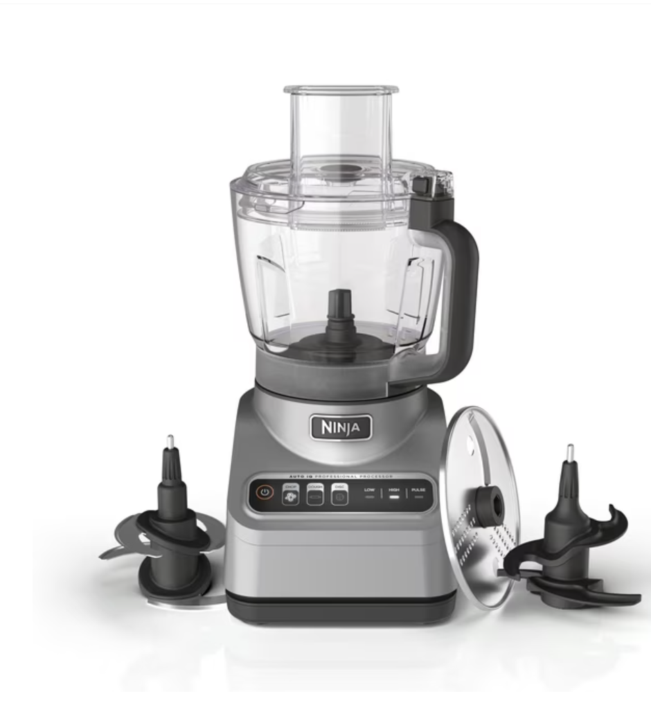 <p><a href="https://go.redirectingat.com?id=74968X1596630&url=https%3A%2F%2Fwww.walmart.com%2Fip%2FNinja-Professional-Food-Processor-850-Watts-9-Cup-Capacity-Auto-iQ-Preset-Programs-BN600%2F294019038%3Fveh%3Daff%26adid%3D1500000020090000065562%26cn%3D42845&sref=https%3A%2F%2Fwww.goodhousekeeping.com%2Flife%2Fentertainment%2Fa61815798%2Ffall-cookbook-preview%2F" rel="nofollow noopener" target="_blank" data-ylk="slk:Shop Now;elm:context_link;itc:0;sec:content-canvas" class="link rapid-noclick-resp">Shop Now</a></p><p>Ninja Professional Food Processor, 850 Watts, 9-Cup Capacity, Auto-iQ Preset Programs, BN600</p><p>$89.00</p>