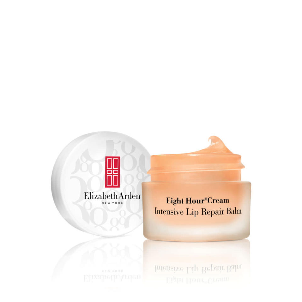 Elizabeth Arden Eight Hour Cream Intensive Lip Repair Balm ($23) You’ve likely heard about the wonders of Arden’s legendary Eight Hour Cream, but the lip balm in the same product family is worth bragging about, too. The light texture smooths lips, leaving a slight glow and eucalyptus scent behind.