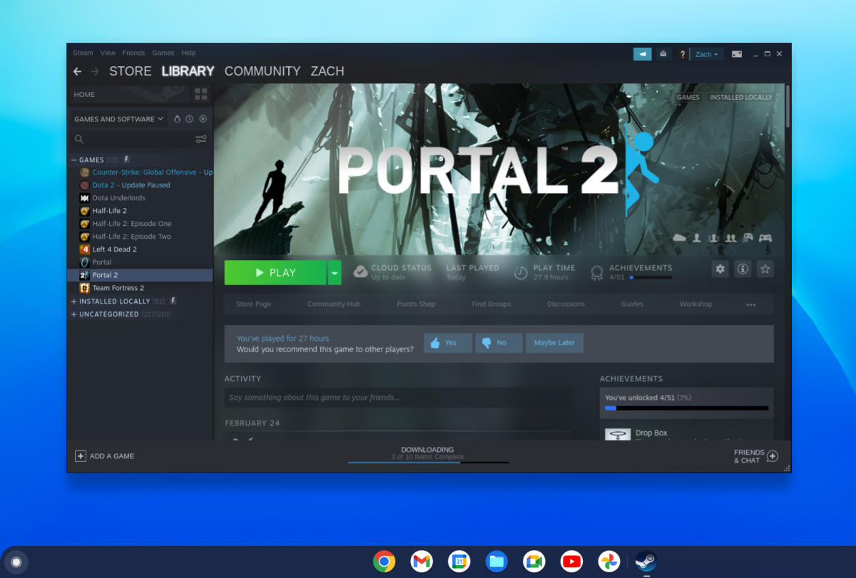 Steam is officially available on a handful of Chromebooks - engadget.com