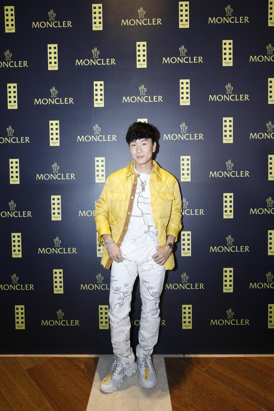 JJ Lin at Moncler Launch. (PHOTO: Moncler)