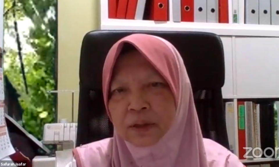 Former Health Ministry family health development division director Dr Safurah Jaafar