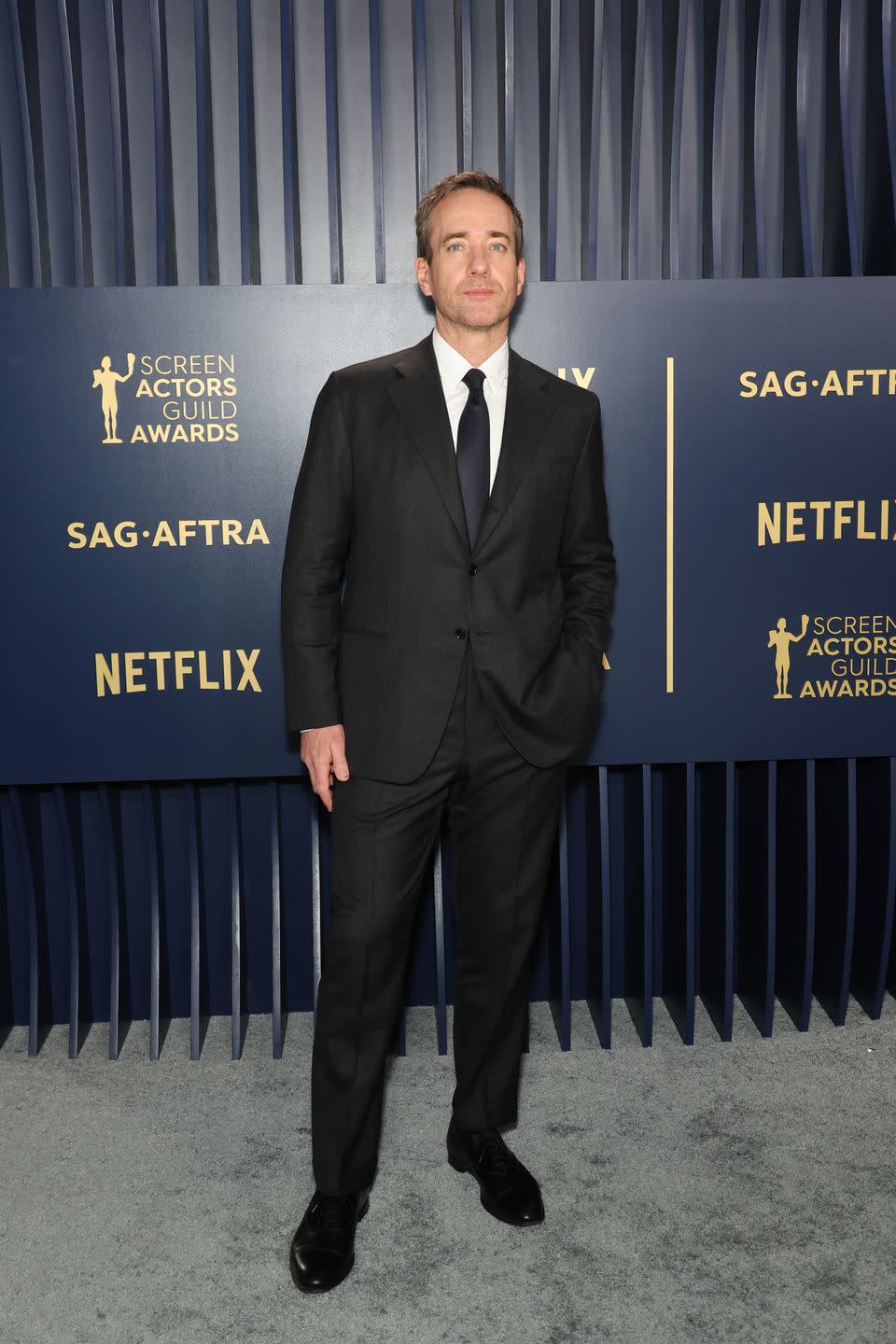 los angeles, california february 24 matthew macfadyen attends the 30th annual screen actors guild awards at shrine auditorium and expo hall on february 24, 2024 in los angeles, california photo by monica schipperfilmmagic