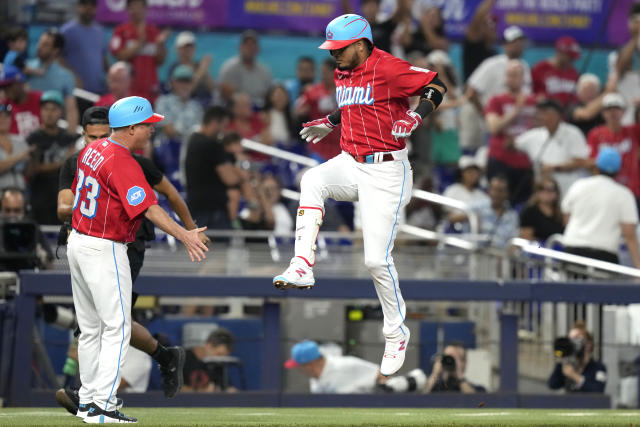 My hair stood up': Marlins' Luis Arraez reacts to 'MVP' chants as he