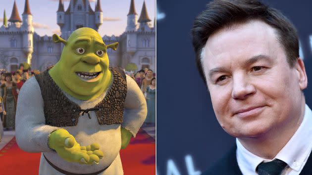 Shrek and Mike Myers