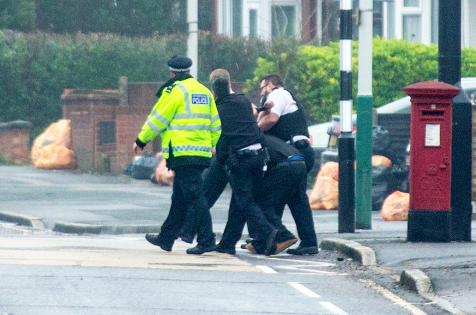 <em>A man has been arrested close to the petrol station but it is not clear whether this is linked to the shooting (SWNS)</em>