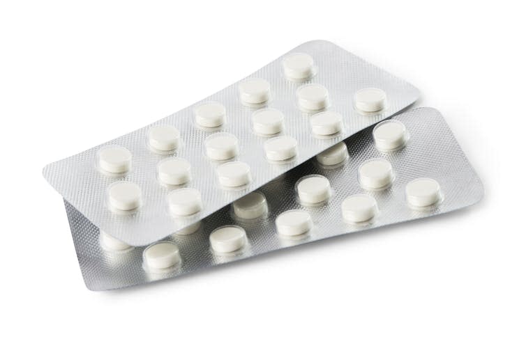 <span class="caption">Bumetanide is a diuretic pill that has been on the market for 40 years.</span> <span class="attribution"><a class="link " href="https://www.shutterstock.com/image-photo/pills-isolated-on-white-background-607556636" rel="nofollow noopener" target="_blank" data-ylk="slk:Yeti studio/Shutterstock;elm:context_link;itc:0;sec:content-canvas">Yeti studio/Shutterstock</a></span>