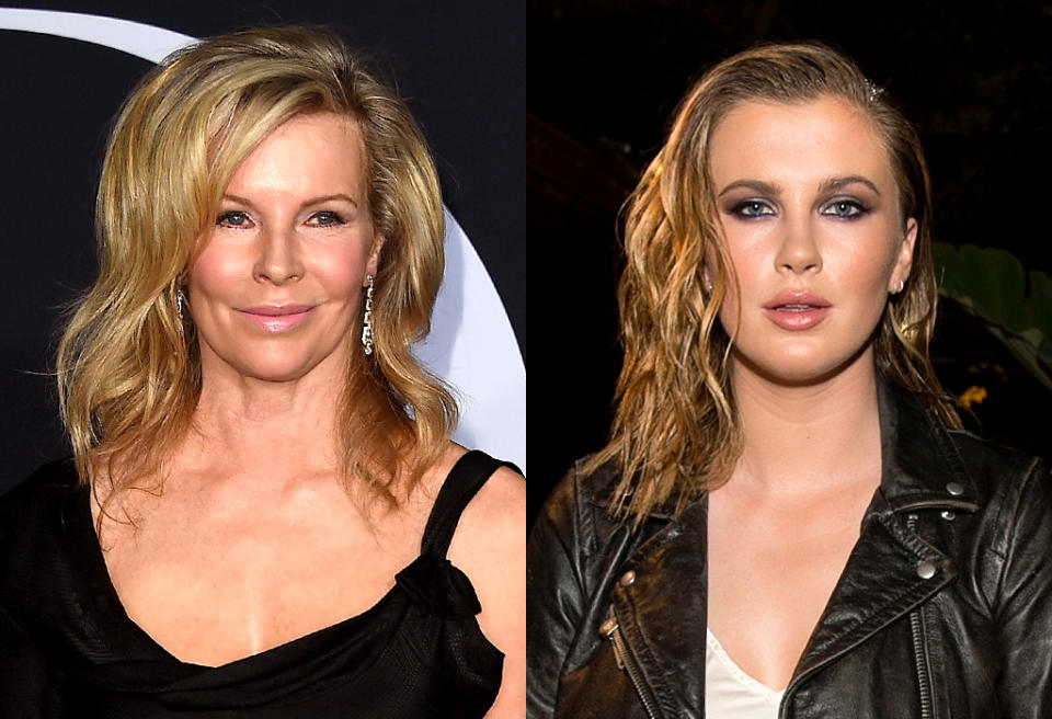 There is no question that Kim Basinger and Ireland Baldwin are related . (Photos: Getty Images)