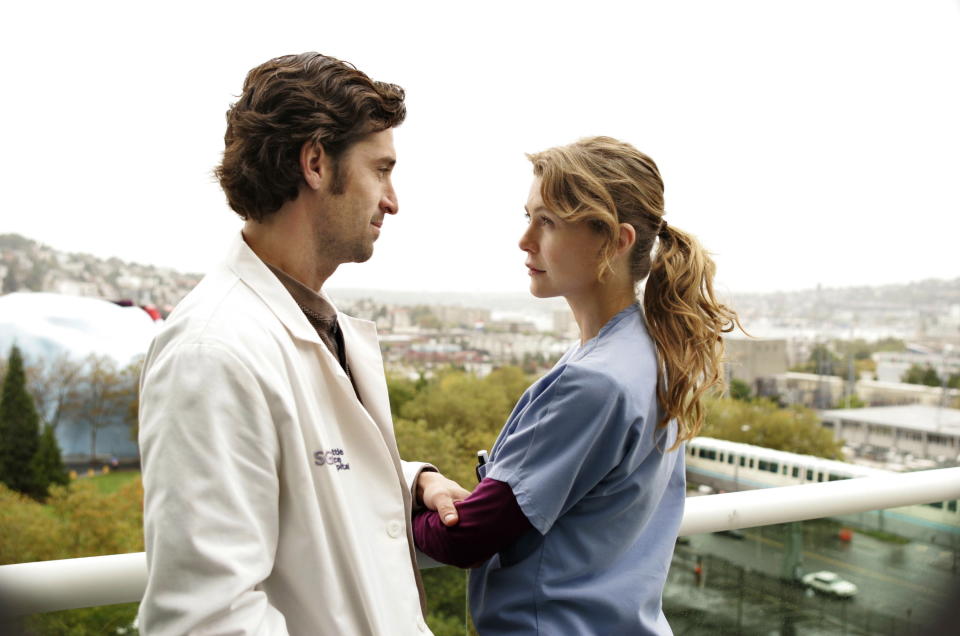 Ihre Liebesgeschichte war jahrelang ein wichtiger Bestandteil der Serie: Patrick Dempsey und Ellen Pompeo in "Grey's Anatomy". (Bild: ddp images)