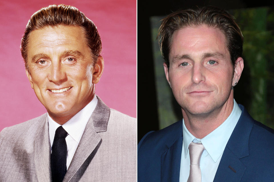 <p>Born Issur Danielovitch, <a href="https://people.com/movies/kirk-douglas-family-photos/" rel="nofollow noopener" target="_blank" data-ylk="slk:Kirk Douglas;elm:context_link;itc:0;sec:content-canvas" class="link ">Kirk Douglas</a> was a superstar actor, producer, director and philanthropist. He passed on his acting legacy to son <a href="https://people.com/tag/michael-douglas/" rel="nofollow noopener" target="_blank" data-ylk="slk:Michael Douglas;elm:context_link;itc:0;sec:content-canvas" class="link ">Michael Douglas</a>, who's married to actress <a href="https://people.com/tag/catherine-zeta-jones/" rel="nofollow noopener" target="_blank" data-ylk="slk:Catherine Zeta-Jones;elm:context_link;itc:0;sec:content-canvas" class="link ">Catherine Zeta-Jones</a>, and grandson Cameron.</p> <p>In 2003, the Douglas men got to act alongside each other in the comedy-drama <em>It Runs in the Family</em>. </p>