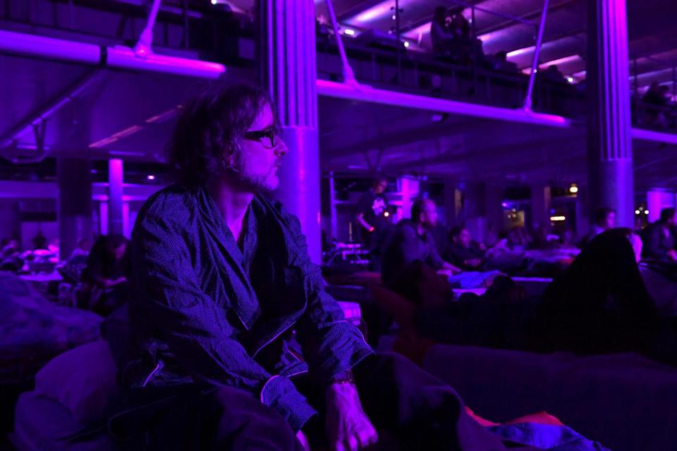 Different Class: Pulp frontman Jarvis Cocker at the concert (Mark Allan)