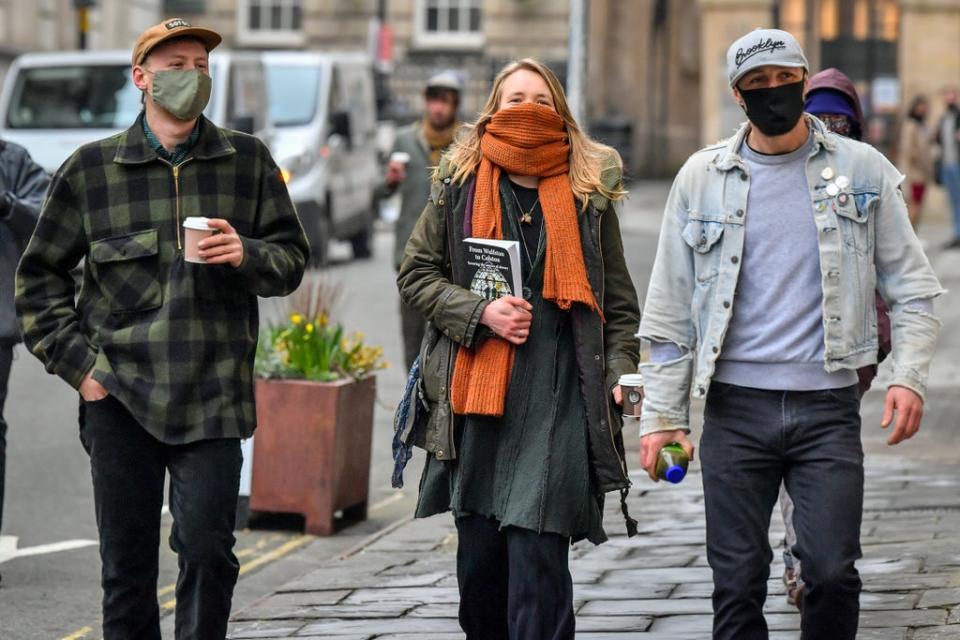 Milo Ponsford, Rhian Graham and Jake Skuse (Ben Birchall/PA) (PA Archive)