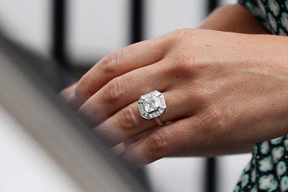 <p>Asscher cut diamonds were one of the most popular styles in the 1920s. Invented in 1902 <a href="https://blog.brilliance.com/diamonds/the-history-of-the-asscher-cut-diamond" rel="nofollow noopener" target="_blank" data-ylk="slk:by the Asscher family;elm:context_link;itc:0;sec:content-canvas" class="link ">by the Asscher family</a>, the patented cut is similar to an emerald cut, but is wider set and features larger step facets to make the diamond appear more brilliant.</p>