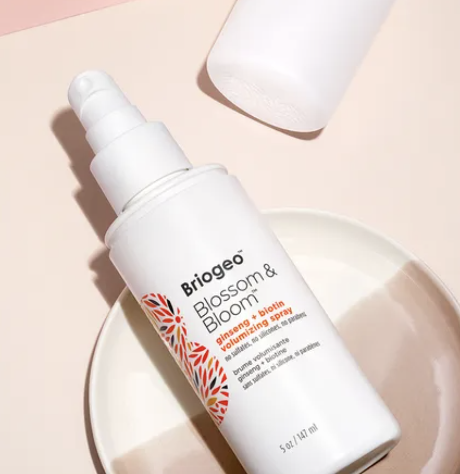 Briogeo Blossom & Bloom Ginseng + Biotin Hair Thickening + Volumizing Spray. PHOTO: Sephora