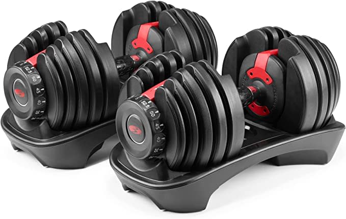 Bowflex SelectTech Adjustable Dumbbell. Image via Amazon.