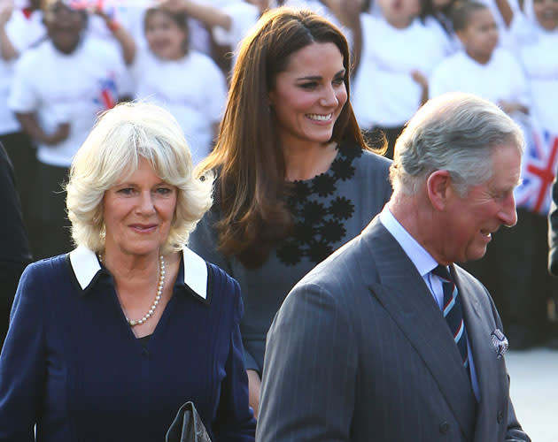Kate Middleton kommt super mit ihren Schwiegereltern zurecht. Vor allem mit Prinz Charles scheint sie sich sehr gut zu verstehen. Er bringt seine Schwiegertochter oft zum Lachen. (Bild: WENN)