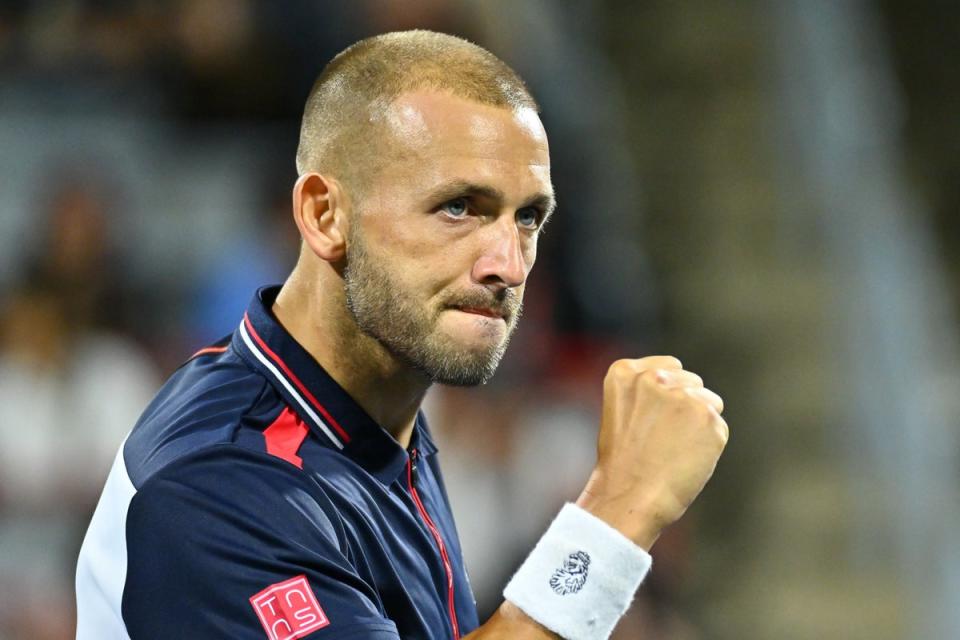 British No1 Dan Evans has reached the semi-finals of the National Bank Open in Montreal  (Getty Images)