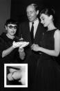 <p>Mel Ferrer proposed to Hepburn with a set of three bands: a yellow gold band, a rose gold band, and a white gold band with diamonds. </p>