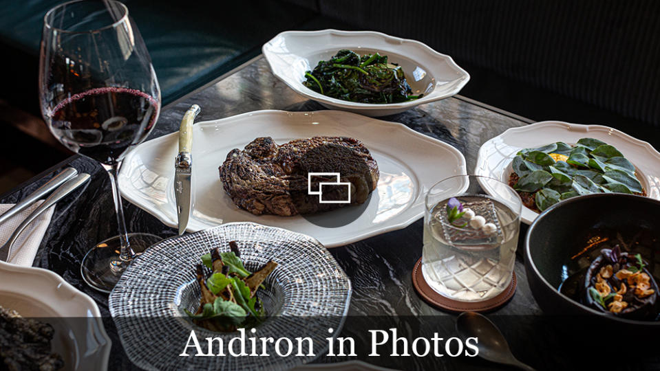 A spread from Andiron