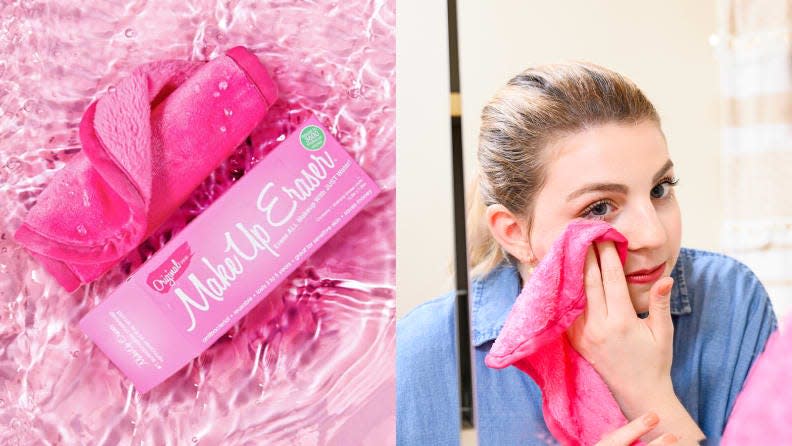 Remove your makeup with the help of the Makeup Eraser.