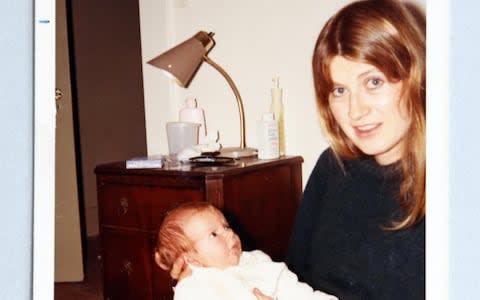 Baby Julia with her mum Virginia - Credit: John Lawrence