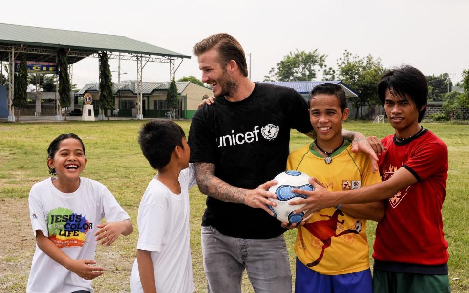 David Beckham 'changed date of Unicef Downing Street visit for tax purposes'