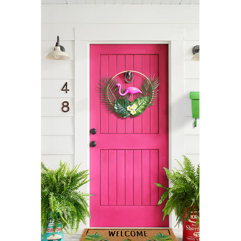 Flamingo Wreath