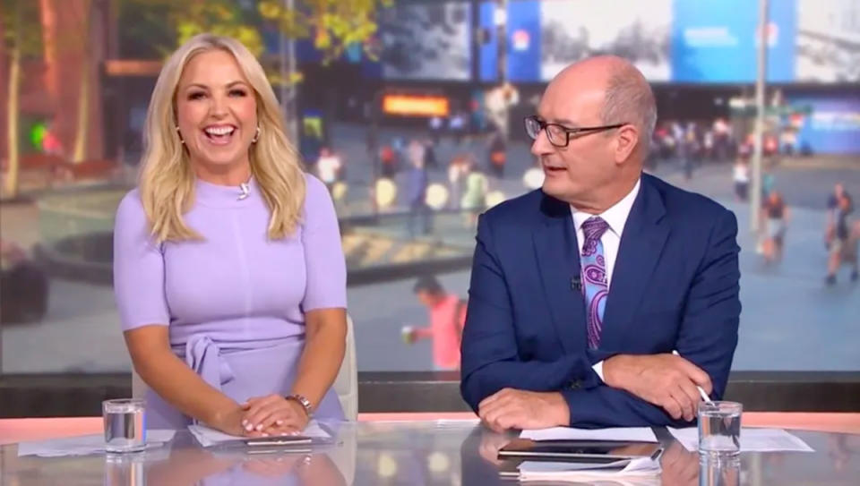 Monique Wright and Kochie