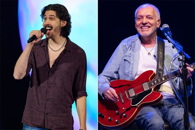 <p>Tom Griscom/FOX; Rick Kern/Getty Images</p> Julian and Peter Frampton