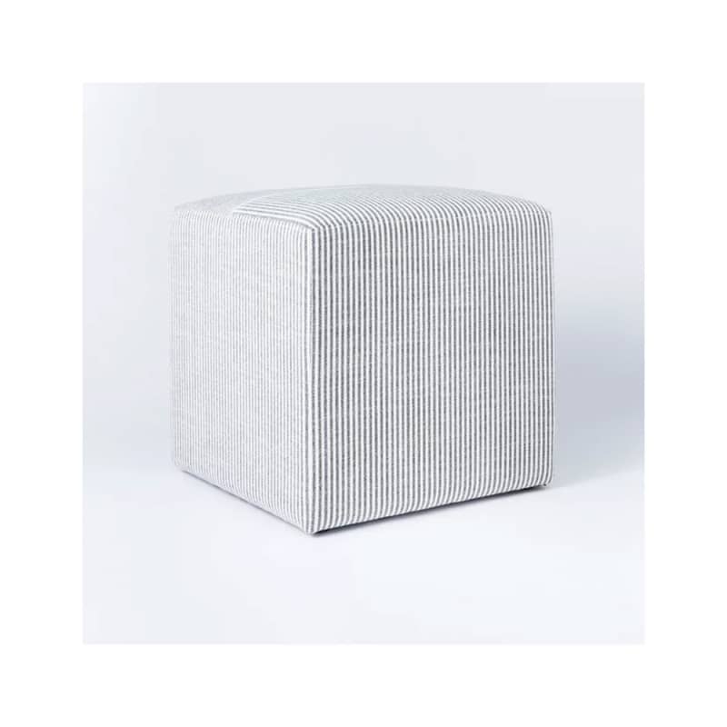 Lynwood Square Upholstered Cube Ottoman