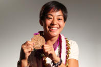 U.S. wrestler and bronze-medalist <a href="http://yhoo.it/NhvZbC" rel="nofollow noopener" target="_blank" data-ylk="slk:Clarissa Chun;elm:context_link;itc:0;sec:content-canvas" class="link ">Clarissa Chun</a> is of Chinese/Japanese descent. (Photo by Joe Scarnici/Getty Images for USOC)