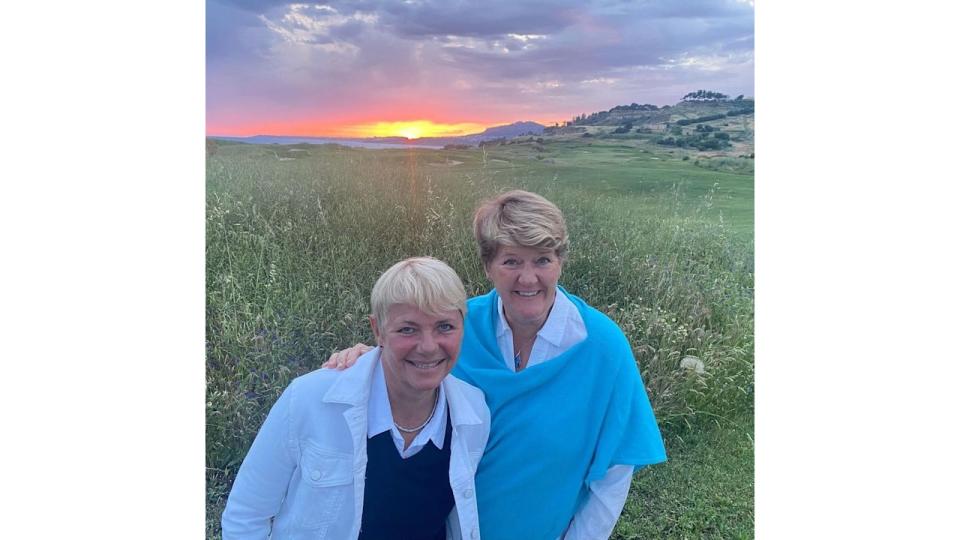 Clare Balding and her wife Alice