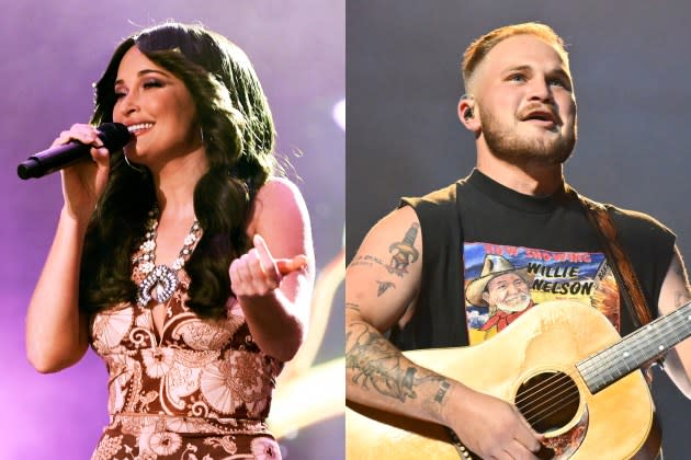 Zach Bryan and Kacey Musgraves Duet Zach Bryan and Kacey Musgraves Duet.jpg - Credit: Tim Mosenfelder/FilmMagic; Michael Buckner/Variety/Getty Images