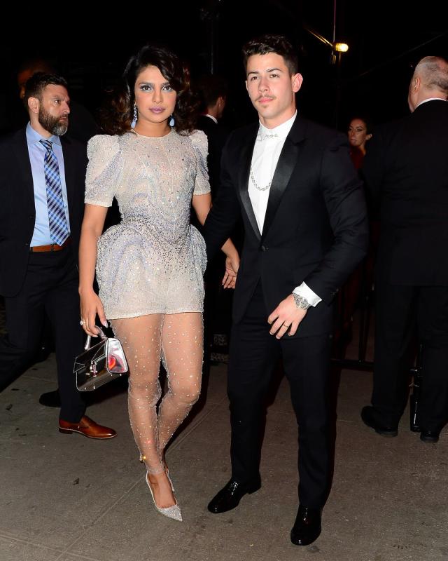 Priyanka Chopra and Nick Jonas Wore Sparkling Dior to 2019 Met Gala