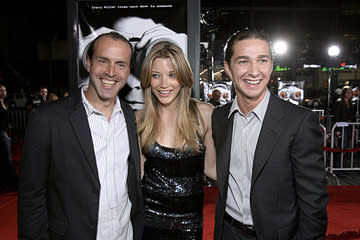 Director D.J. Caruso , Sarah Roemer and Shia LaBeouf at the Los Angeles premiere of DreamWorks Pictures' Disturbia