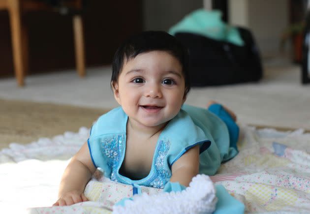 Rehma, six months old, at her uncle's wedding in July 2012. (Photo: Courtesy of Nada Siddiqui)