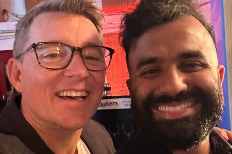 Ben with Hussain as he celebrated his book launch -Credit:Ben Shephard Instagram