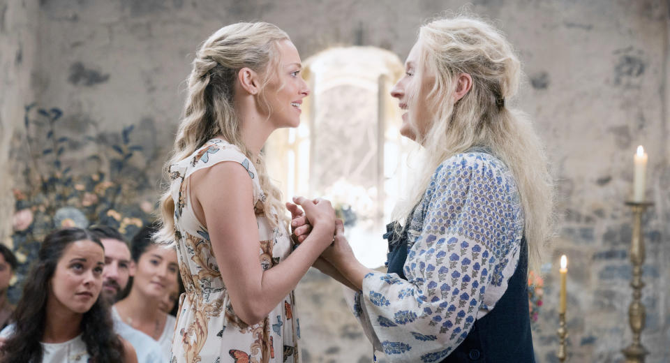 Screenshot. from "Mamma Mia! Here We Go Again"