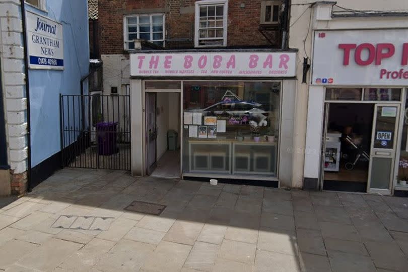 The Boba Bar on Market Place, Grantham