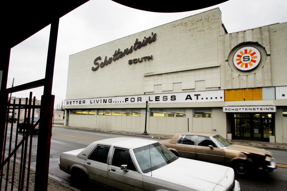 In this file photo from 2006, the original Schottenstein department store sits shuttered.