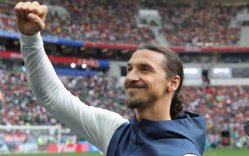 Zlatan Ibrahimovic has been in Russia for the World Cup, but with his commercial partners rather than the Swedish national team. - Getty Images Europe