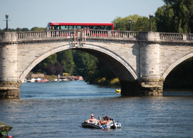 Richmond Bridge where the fight broke out.