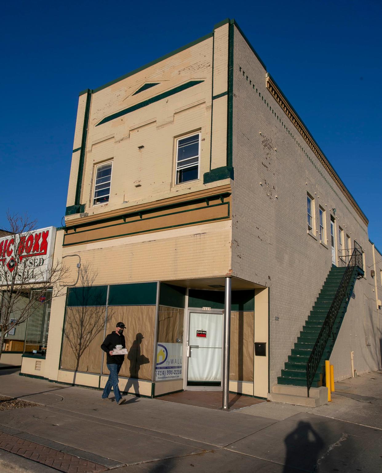 Building exterior of 1117 Eighth St., as seen, Friday, March 5, 2021, at the former Suscha building. It is now home to Green Bicycle Co.