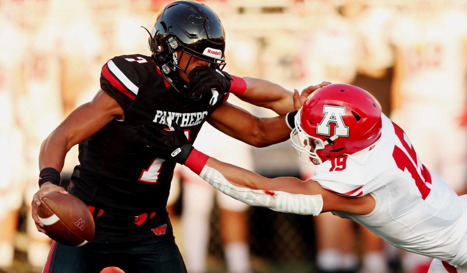 West and American Fork play in Salt Lake City on Friday, Aug. 25, 2023. AF won 45-21. | Scott G Winterton, Deseret News