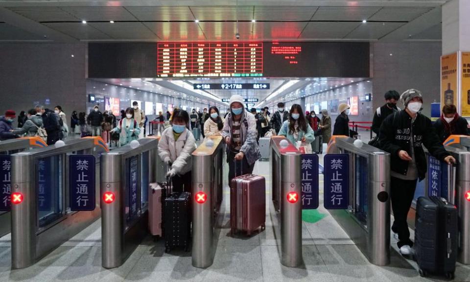 <span>Photograph: China News Service/Getty Images</span>