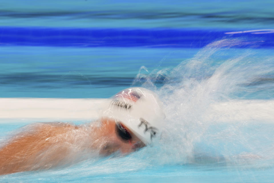 American Katie Ledecky preparing to write more history in the pool at