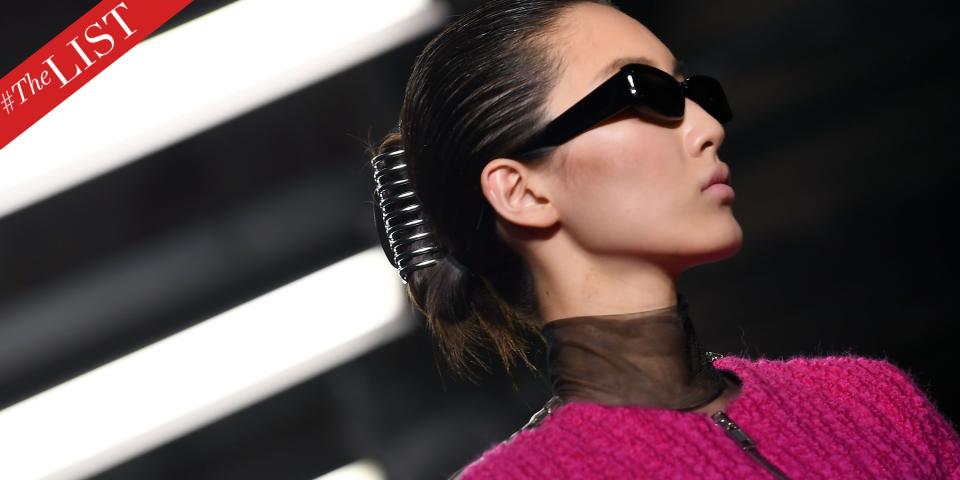 <p>What's old and uncool is new and cool again. Case in point: claw clips, snappy clips, and even the stretchy hair comb. Hair accessories that once wouldn't leave the safe spaces of bathrooms and yoga classes were a major beauty statement on the fall 2018 runways - and we're thrilled to see them back. More than just subversive and nostalgic, these hair pieces are functional, too. Get your credit card ready: these are the essential hair accessories to have on hand for fall 2018.</p>