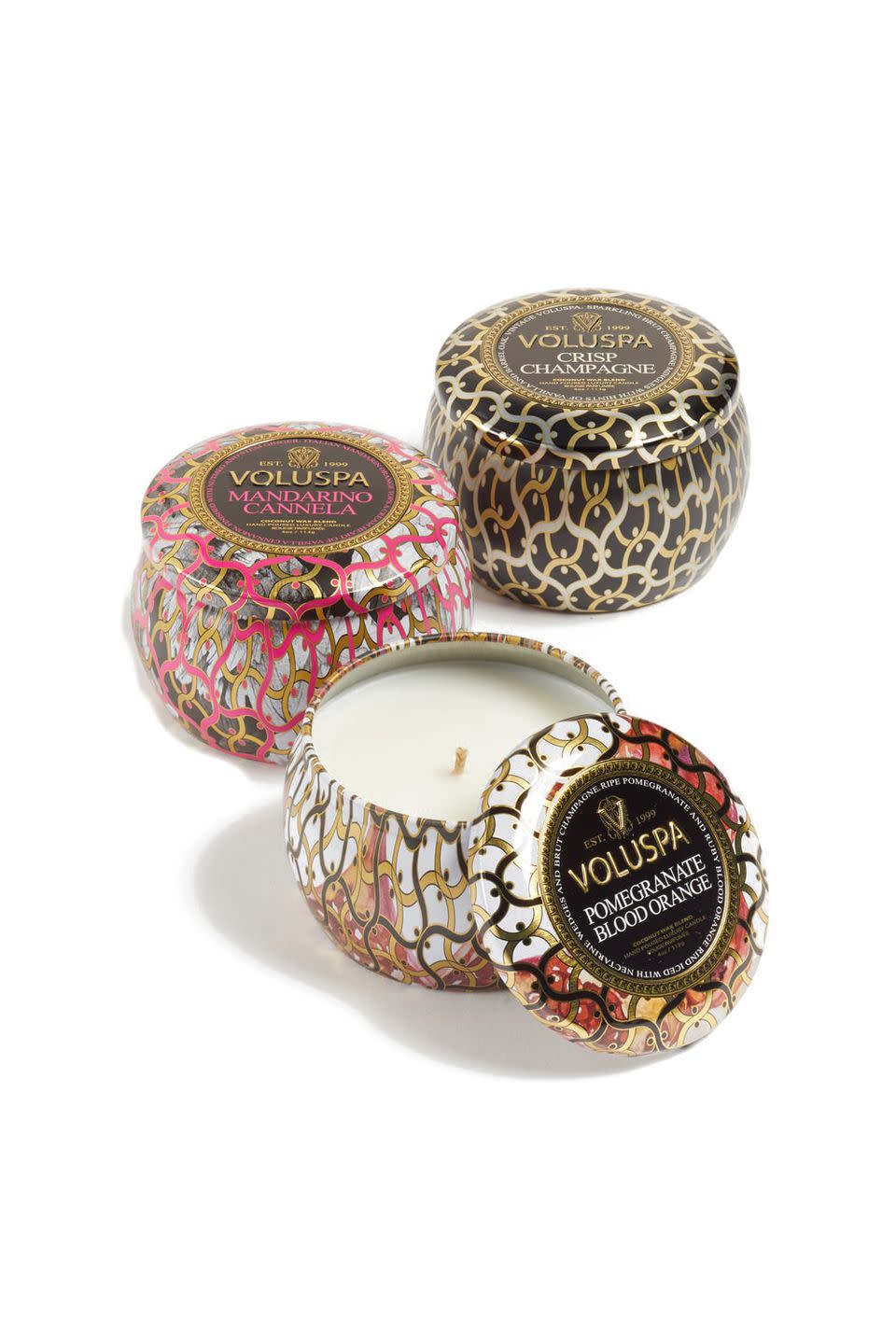 <p><em>Voluspa, $16</em></p><p><a rel="nofollow noopener" href="https://shop.nordstrom.com/s/voluspa-maison-noir-mini-tin-candle-set/4619567" target="_blank" data-ylk="slk:SHOP IT;elm:context_link;itc:0;sec:content-canvas" class="link ">SHOP IT</a></p><p>Originally $24</p>